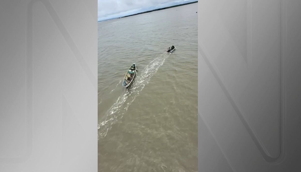 PF e Marinha iniciam resgate de barco com corpos em decomposição no Pará